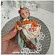 Ватная ëлочная игрушка БАБА ЯГА. Елочные игрушки. Наталья Бокова (n.v.bokova). Ярмарка Мастеров.  Фото №4