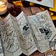Карта Мародеров и письмо из Хогвартса. Блокноты. Magic Books. Интернет-магазин Ярмарка Мастеров.  Фото №2