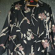 Винтаж handmade. Livemaster - original item Jacket women`s. cotton. The long sleeve jacket.. Handmade.