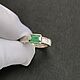 Кольцо Унисекс  с изумрудом. Кольца. Dar jewellery. Ярмарка Мастеров.  Фото №4