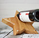 Подставка-держатель для вина  "Звезда". Сувенирное оружие. Accent Wood. Интернет-магазин Ярмарка Мастеров.  Фото №2