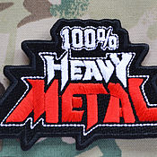 Материалы для творчества handmade. Livemaster - original item Patch on clothing Heavy Metal chevron patch. Handmade.