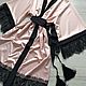 Халат "Mon Amour". Халаты. DRESS ART Модный Дом Анны Ивановой. Интернет-магазин Ярмарка Мастеров.  Фото №2