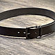 Кожаный ремень с пряжкой Buckleguy PVD. Ремни. Obryadin. Интернет-магазин Ярмарка Мастеров.  Фото №2