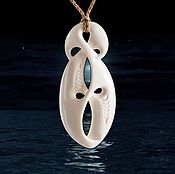 Украшения handmade. Livemaster - original item Node Pikuroa average symbol Maori. Handmade.