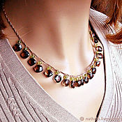 Украшения handmade. Livemaster - original item Smoky Quartz Peridot Necklace. Handcrafted necklace. Handmade.