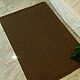 Ковер-палас прямоугольный с каймой вязаный из шнура Арина. Ковры для дома. ковры вязаные Натальи Зубовой (kovrik-makrame). Ярмарка Мастеров.  Фото №4