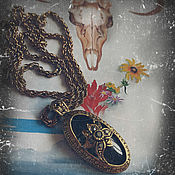 Винтаж handmade. Livemaster - original item Summer days. onethousandninehundredthirtysix. A wonderful pendant on a chain.. Handmade.