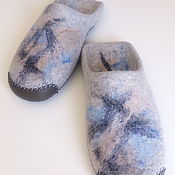 Обувь ручной работы handmade. Livemaster - original item Felted Slippers for men. Handmade.