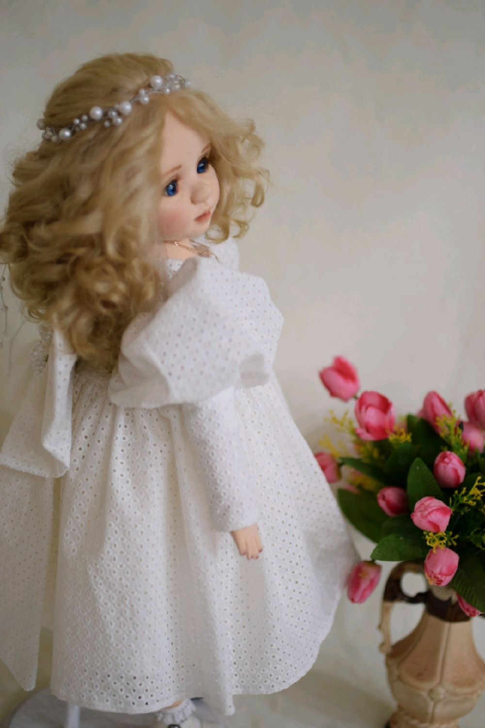 Интерьерная кукла Анжелика в интернет-магазине Ярмарка Мастеров по цене ...