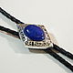 Bolo tie 'Western Bolo' with natural (Lapis Lazuli). Ties. Neformal-World. Online shopping on My Livemaster.  Фото №2