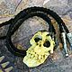 Bolo tie 'Funny Skull' made of resin, Ties, Saratov,  Фото №1
