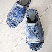 Обувь ручной работы handmade. Livemaster - original item Sneaker Slippers mens. Handmade.