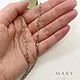 Цепь тонкая, 2,5 × 3 мм, родий, 50 см, Ц41. Цепочки. Mary furnitura. Интернет-магазин Ярмарка Мастеров.  Фото №2