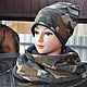 A set of voluminous knitwear 'We are going camping'. Headwear Sets. Olga Lado. My Livemaster. Фото №4