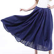 Одежда handmade. Livemaster - original item Linen skirt in boho style. Handmade.
