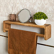 Для дома и интерьера handmade. Livemaster - original item Bathroom shelf, 45 cm. Handmade.