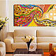 Order A bright abstract painting in the gold potal Klimt. Kiss. House of the Sun (irina-bast). Livemaster. . Pictures Фото №3