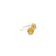 Earrings mini Honey chalcedony. Stud earrings. little luxuries. Online shopping on My Livemaster.  Фото №2