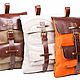 Backpack leather Gray orange. Backpacks. Russian leather Guild. My Livemaster. Фото №4