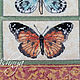 Заказать Вышитая картина "Бабочки". О.Vishnya (вышивка, бисер, вязание). Ярмарка Мастеров. . Картины Фото №3