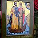 Saints Peter and Fevronia of Murom.Family icon. Icons. Peterburgskaya ikona.. Ярмарка Мастеров.  Фото №4