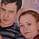 Семейный портрет. Флюиды любви. Холст на подрамнике, масло, 40х50 см. Картины. Ершова (Ershova) Марина (Marina). Интернет-магазин Ярмарка Мастеров.  Фото №2