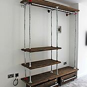 Для дома и интерьера handmade. Livemaster - original item Bombei — wardrobe with shelves, drawers and a barbell. Handmade.