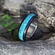 Copy of Copy of Copy of Copy of Copy of Wooden rings with turquoise. Rings. The Tree of Life. My Livemaster. Фото №4