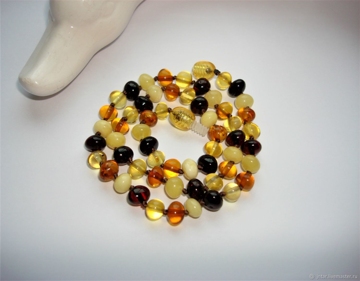Бусики детские, янтарь балтийский купить в интернет-магазине Ярмарка ...