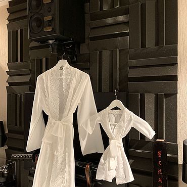 Одежда ручной работы. Ярмарка Мастеров - ручная работа Халат «Heaven».. Handmade.