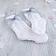 Baby socks for girls white knitted socks for children cotton. Babys bootees. babyshop. My Livemaster. Фото №4