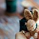 Little bunny in retro style. Teddy Toys. Tatyana Kosova (tatyanakosova). Online shopping on My Livemaster.  Фото №2