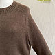 Свитер оверсайз со съемным воротником "Пралине". Свитеры. FAVORITE KNITWEAR (Наталья). Ярмарка Мастеров.  Фото №4