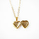 Heart pendant, Heart pendant, Gold locket pendant. Pendants. Irina Moro. My Livemaster. Фото №5