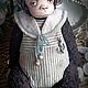 Заказать Тедди долл Обезьянка. Teddy-ot-Vileny. Коллекционная ручная работа. Ярмарка Мастеров. . Тедди Долл Фото №3