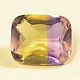 Аметрин 11,2x9,2 мм; 3,78 ct. Кабошоны. Gold Smith Валерий. Ярмарка Мастеров.  Фото №4