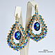 Серьги "Кесем Emerald". Серьги классические. Afalina - Александра Громова. Ярмарка Мастеров.  Фото №4