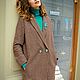 Crow's foot coat with turquoise. Coats. Alexandra Maiskaya. Online shopping on My Livemaster.  Фото №2