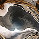 КАРТИНА СРЕЗ КАМНЯ "ЧЕРНЫЙ АГАТ" в технике Fluidart, Картины, Альметьевск,  Фото №1