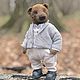 Мишка тедди на заказ. Мишки Тедди. РУССКИЙ МИШКА (rusteddybear). Ярмарка Мастеров.  Фото №4