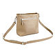 Women's leather bag 'Samantha' (beige). Crossbody bag. Russian leather Guild. Online shopping on My Livemaster.  Фото №2