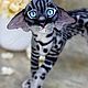 Order Copy of Collectible toy Bengal cat. klemabears. Livemaster. . Stuffed Toys Фото №3