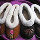 Slippers made of fur Mouton. Slippers. Warm gift. Online shopping on My Livemaster.  Фото №2