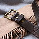 Men's leather belt 'The Bull». Straps. CRAZY RHYTHM bags (TP handmade). My Livemaster. Фото №5