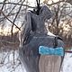 Колокольчик "Ослик Иа". Колокольчики. Татьяна (Авторская керамика). Ярмарка Мастеров.  Фото №4
