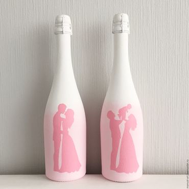 Как украсить бутылку шампанского на свадьбу своими руками: мастер-класс �украшения