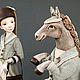 Авторская Художественная кукла. Две лошадки. Интерьерная кукла. Авторские куклы Елизаветы Меньшовой. Ярмарка Мастеров.  Фото №5