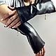 Unisex leather cuffs, long mitts in various colors. Cuffs. LoraLeather. Online shopping on My Livemaster.  Фото №2