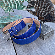 Аксессуары handmade. Livemaster - original item A bright belt is made of Python skin. Handmade.